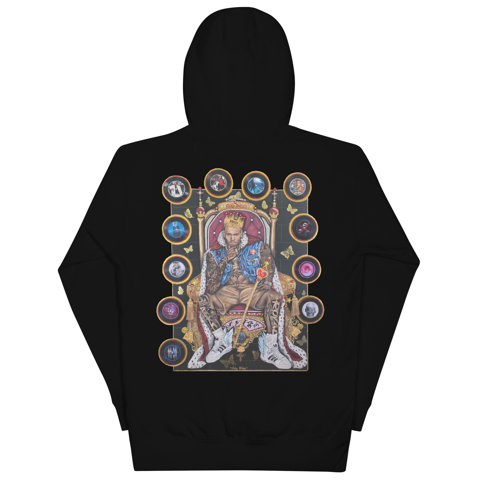 "20 YEARS OF CHRIS BROWN" BY ERICA KRISSY Unisex Hoodie