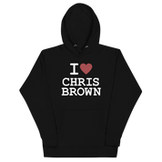 I <3 Chris Brown Unisex Hoodie