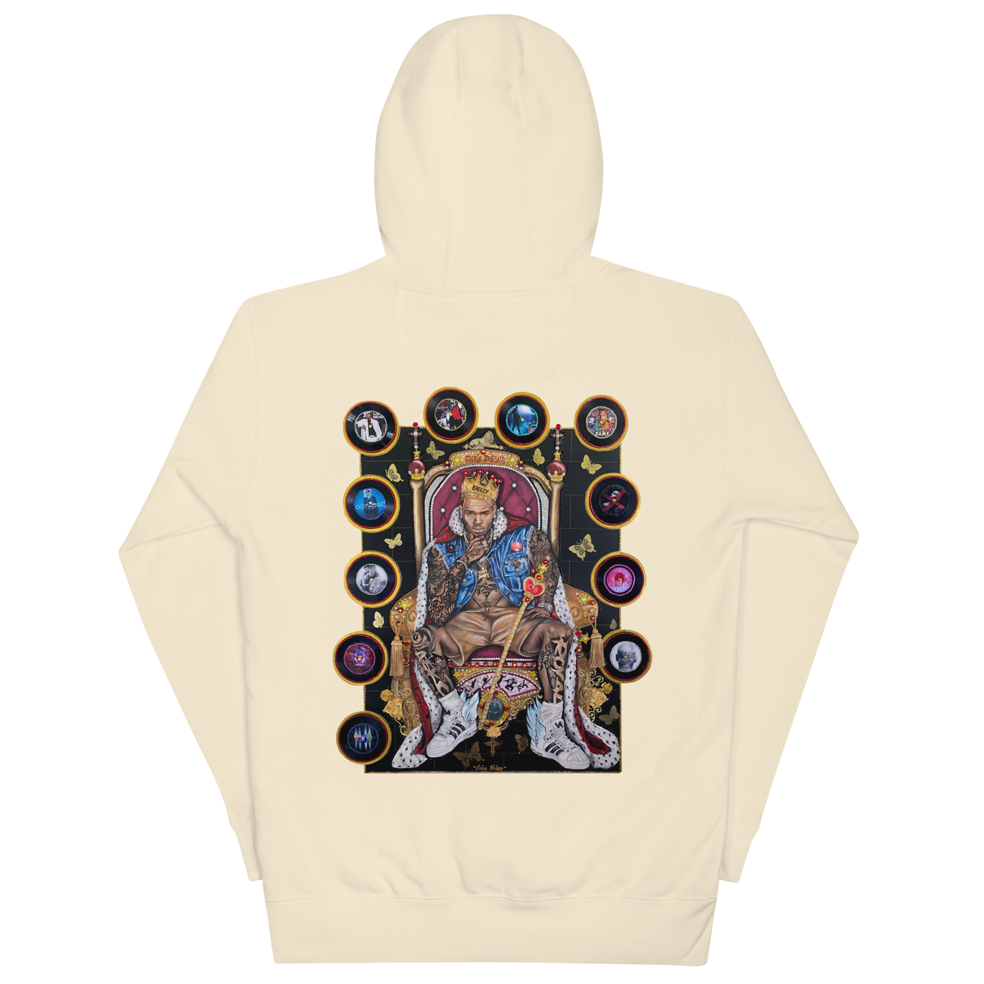 "20 YEARS OF CHRIS BROWN" BY ERICA KRISSY Unisex Hoodie