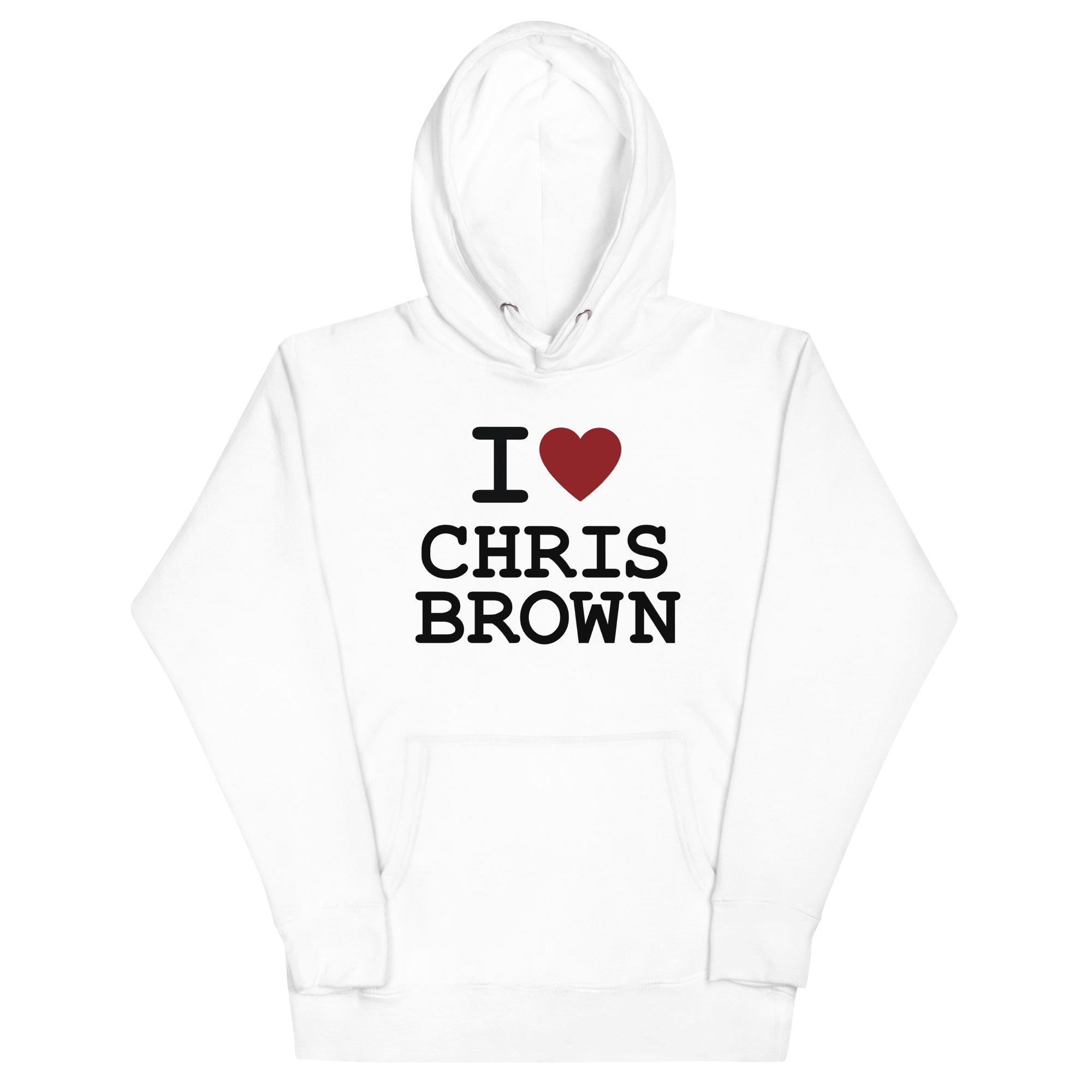 I <3 Chris Brown Unisex Hoodie