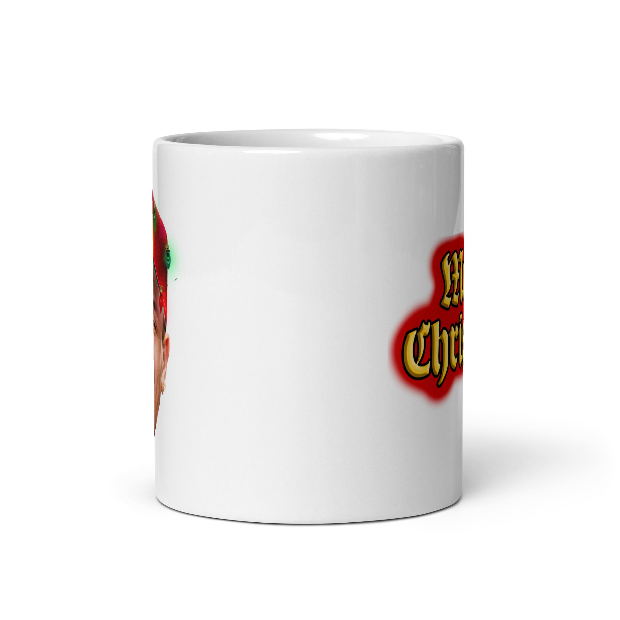 MERRY CHRIS-MAS WHITE MUG