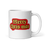 MERRY CHRIS-MAS WHITE MUG