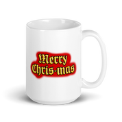 MERRY CHRIS-MAS WHITE MUG