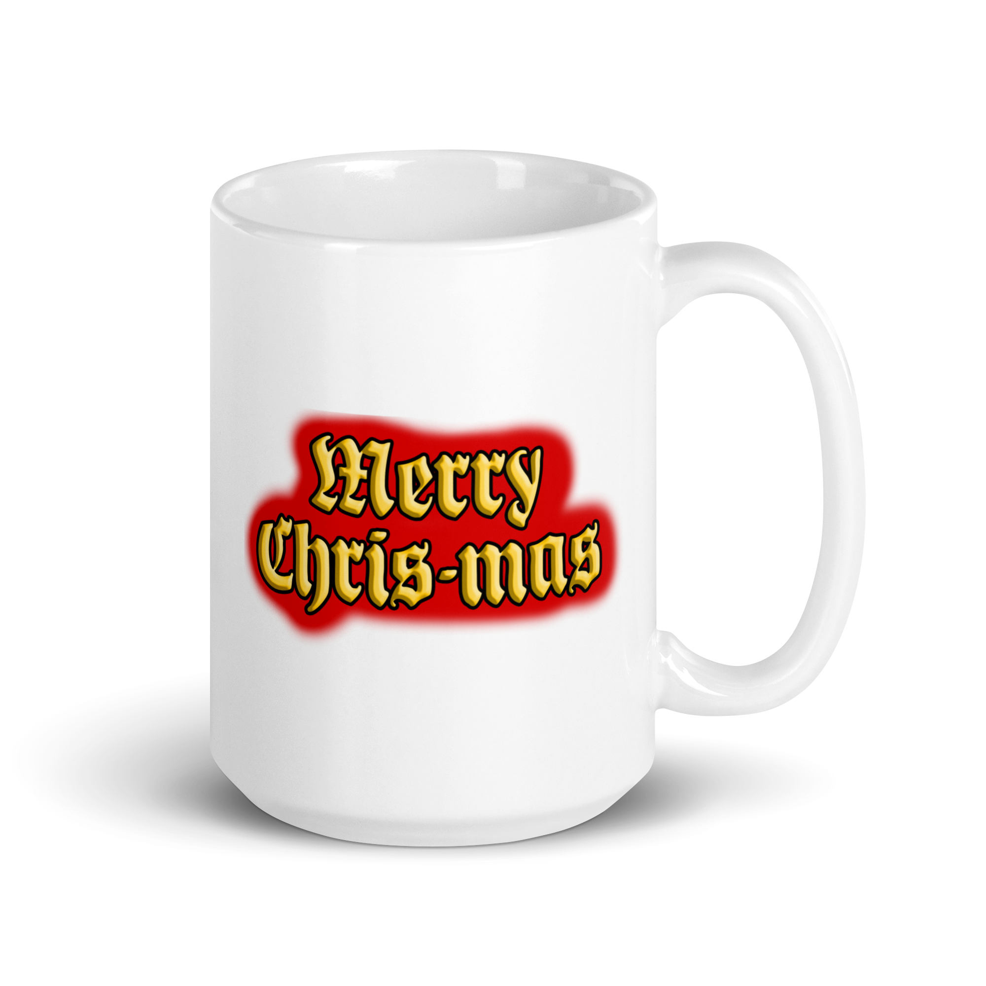 MERRY CHRIS-MAS WHITE MUG