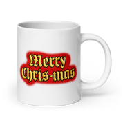 MERRY CHRIS-MAS WHITE MUG