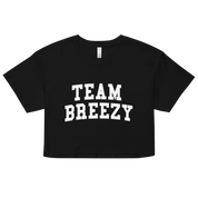 TEAM BREEZY COLLEGIATE WOMEN'S CROP TEE